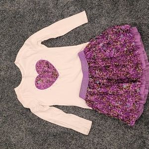 The Children's Place skirt set size 7/8 Easter